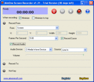 AimOne Screen Recorder screenshot